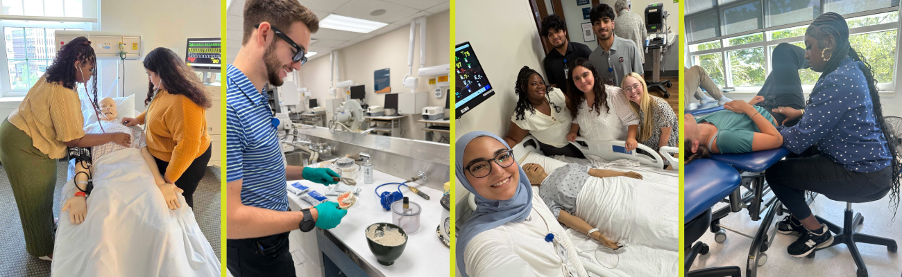 Students participate in a variety of hands-on experiences during the Summer Health Careers Academy