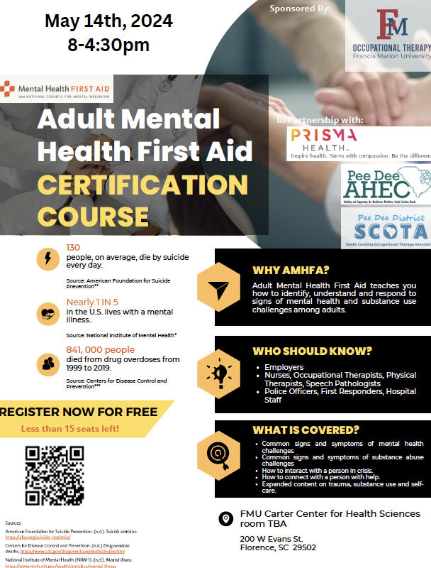 Program Details: Adult Mental Health First Aid Certification | South ...